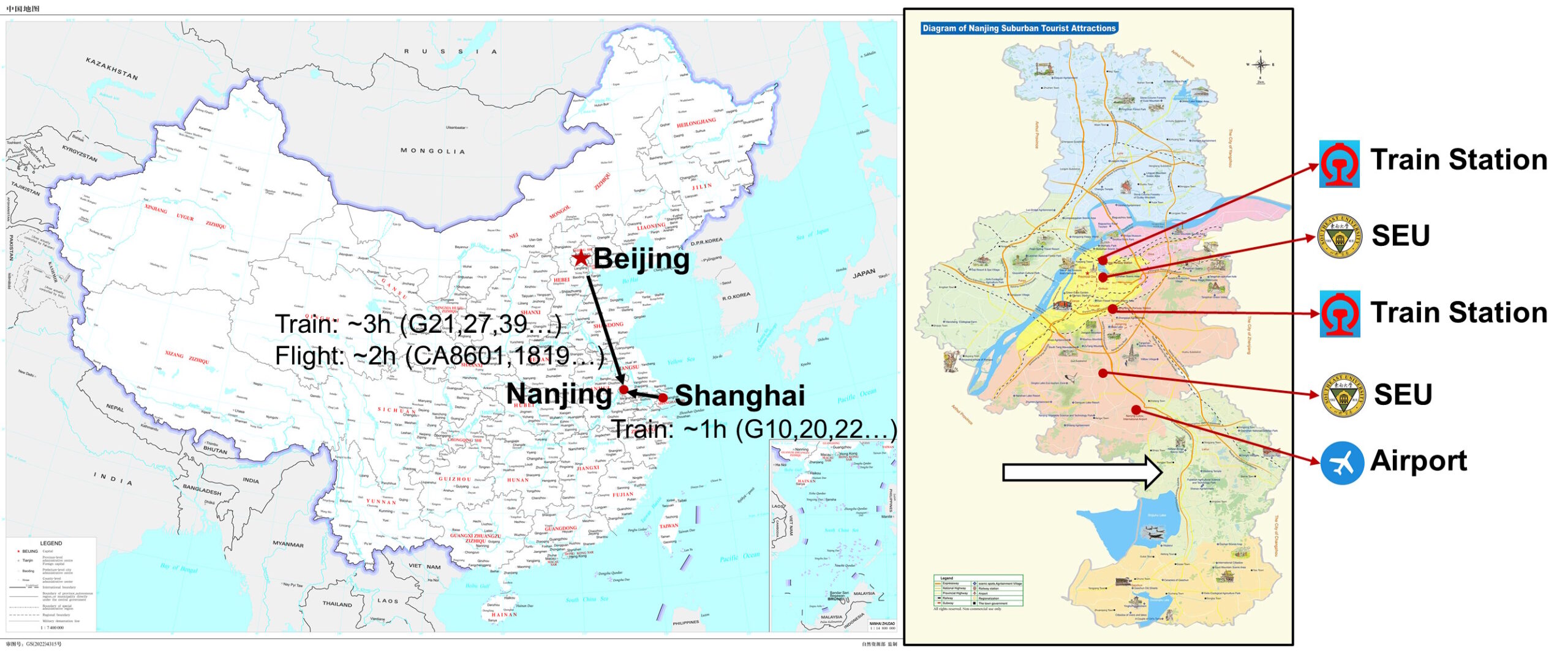 Map of Nanjing